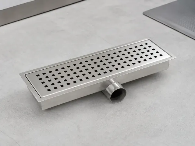 Canalette in acciaio inox con griglia