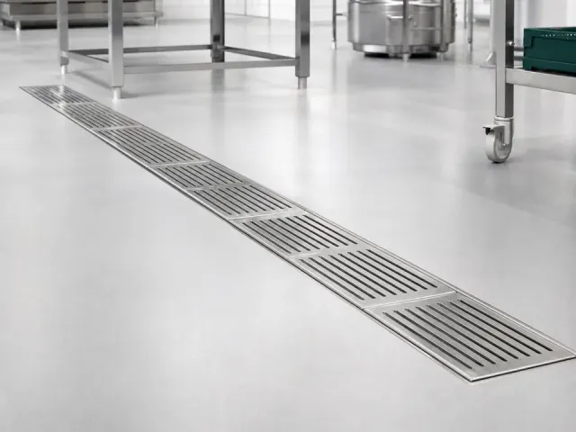 Canalette modulari in acciaio inox