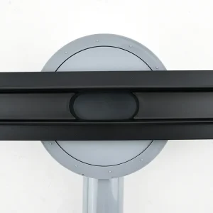 Canalina doccia slim Nero, Iperinox con griglia - lunghezza 60 cm - Iperinox