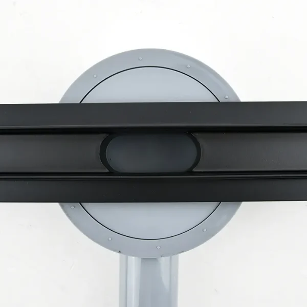 Canalina doccia slim Nero, Iperinox con griglia - lunghezza 60 cm - Iperinox