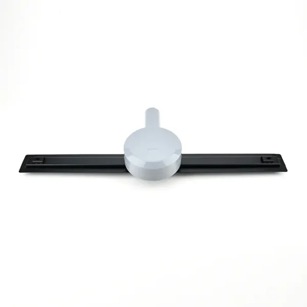 Canalina doccia slim Nero, Iperinox con griglia - lunghezza 60 cm - Iperinox
