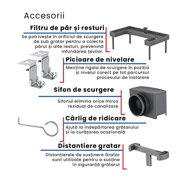 Canalina doccia, con inserto piastrellabile, in acciaio inox, 40 cm - Iperinox