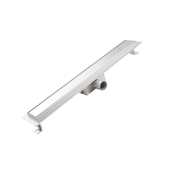 Canalina doccia con griglia Piatta, in acciaio inox , 40 cm - Iperinox