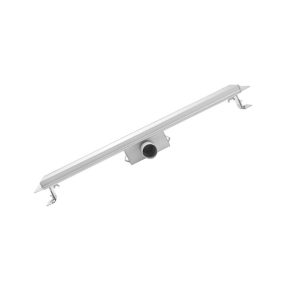 Canalina doccia, con inserto piastrellabile, in acciaio inox, 40 cm - Iperinox
