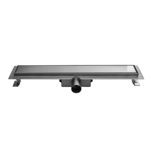 Canalina doccia con griglia Piatta, in acciaio inox , 40 cm - Iperinox