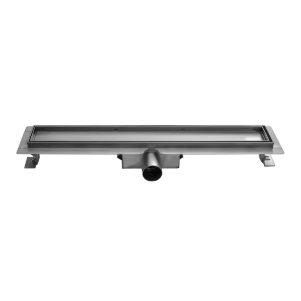 Canalina doccia, con inserto piastrellabile, in acciaio inox, 40 cm - Iperinox