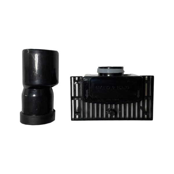 Piletta doccia nero opaco, con inserto piastrellabile, scarico laterale, in acciaio inox, 150x150 mm - Iperinox