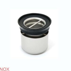 Chiusino a griglia telescopico profi 200x200 scarico verticale in aciaio inox - Iperinox