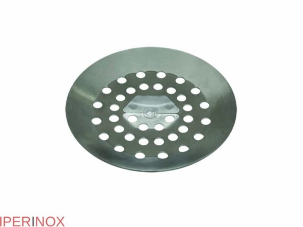 Chiusino a griglia telescopico profi 250×250 mm scarico laterale in acciaio inox - Iperinox